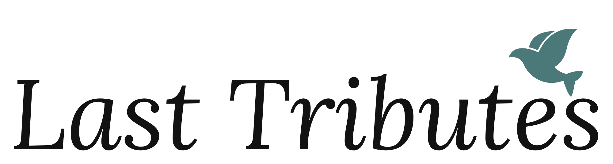 Last tributes logo for memorial website